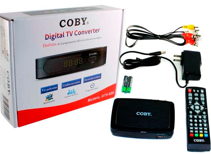 14709 - Decodificador digital coby DTV800-250